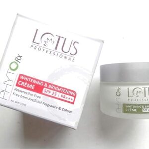 Lotus Professional Whitening & Brightening Cream   Day cream  SPF 25 PA+++ (50g)