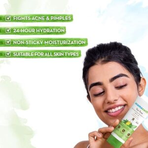mamaearth Tea Tree  oil free face wash moisturizer for Acne & Pimples (80g)