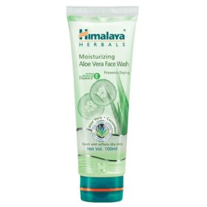 Himalaya Moisturizing Aloe Vera Face Wash, Prevents Dryness  - 100 ml
