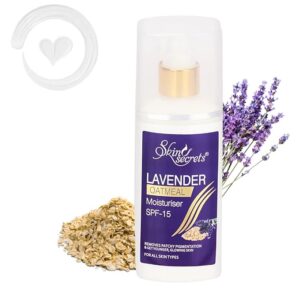 Skin Secrets Lavender Oatmeal Moisturiser spf15,(120ml)