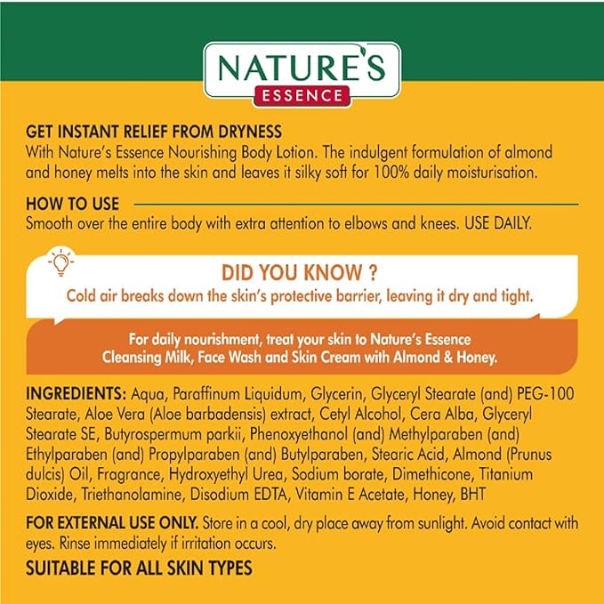 NATURE'S Essence Nourishing Body Lotion,100ml - Image 4