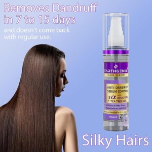EARTHGENIX Hair Serum,(Anti-Dandruff Sebum Control),100ml