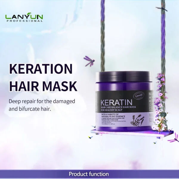 Keratin Hair Care Balance Hair Mask For Healthy Scalp 1000ml - Image 2
