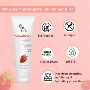 Fix derma Strawberry face wash 75gm