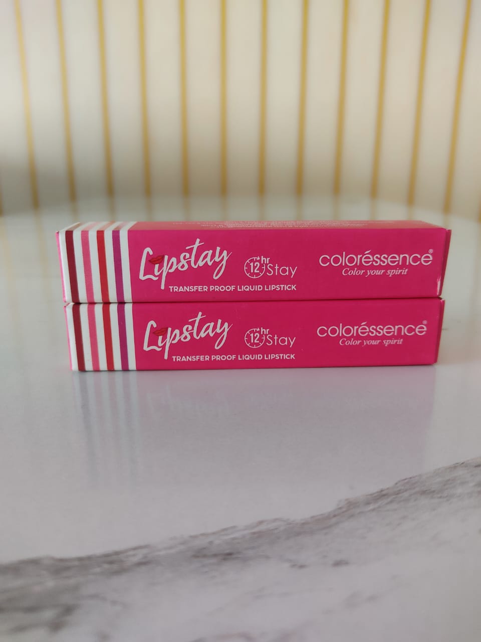 COLORESSENCE Lipstay Transfer proof Liquid Lipstick, 12 hour stay,4ml - Image 4