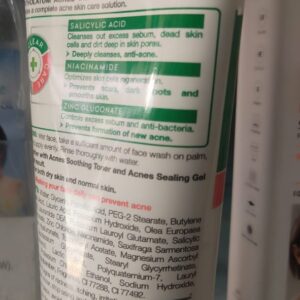 ACNES Creamy Wash Clear Acne &Anti-Bacteria,150gm