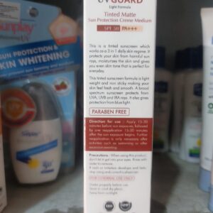 ASTA BERRY UV GUARD Tinted Matte Sun Protection Crème(Medium) SPF50PA+++, 75ml
