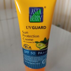 ASTA BERRY UV GUARD Sun Protection Creme with Avocado oil SPF50 PA+++,50gm