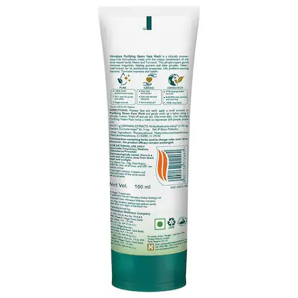 Himalaya Purifying Neem Face Wash 100 ml - Image 2