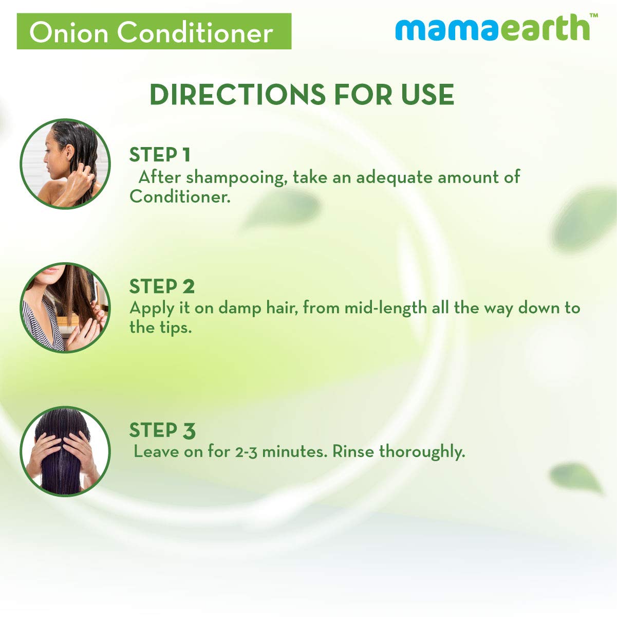 Mamaearth Onion Conditioner for Hair Growth & Hair Fall Control with Onion & Coconut - 400ml - Image 3