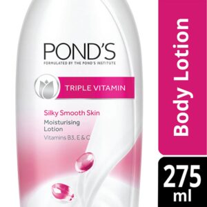 Pond’s Triple Vitamin Silky Smooth skin Moisturising lotion – 275ml