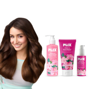 Hibiscus Bond Repair Advanced Trio with Shampoo, Conditioner & Leave In Mask (200ML+175ML+50ML)