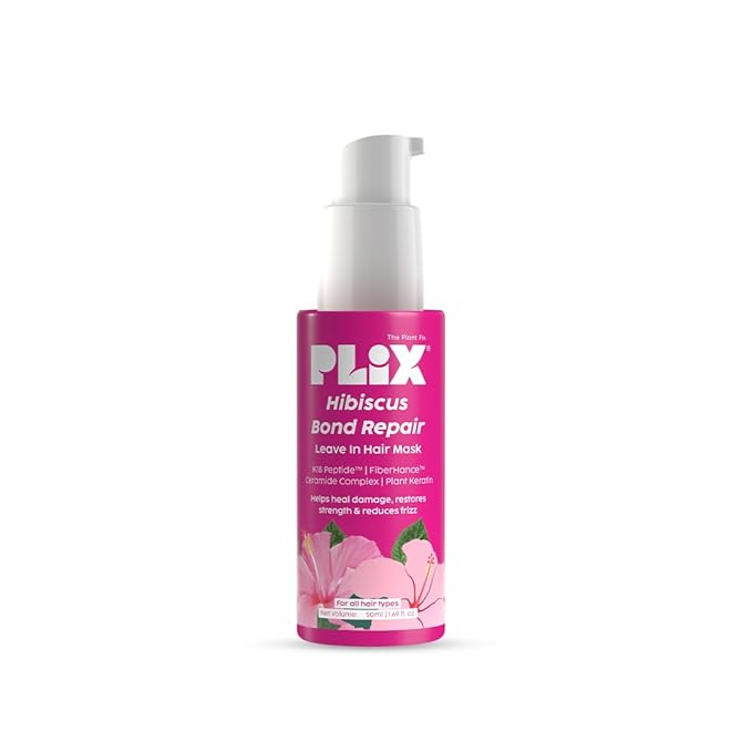 Hibiscus Bond Repair Leave-In Hair Mask with K18 Peptide™ for Damaged Hair Repair (50ML)