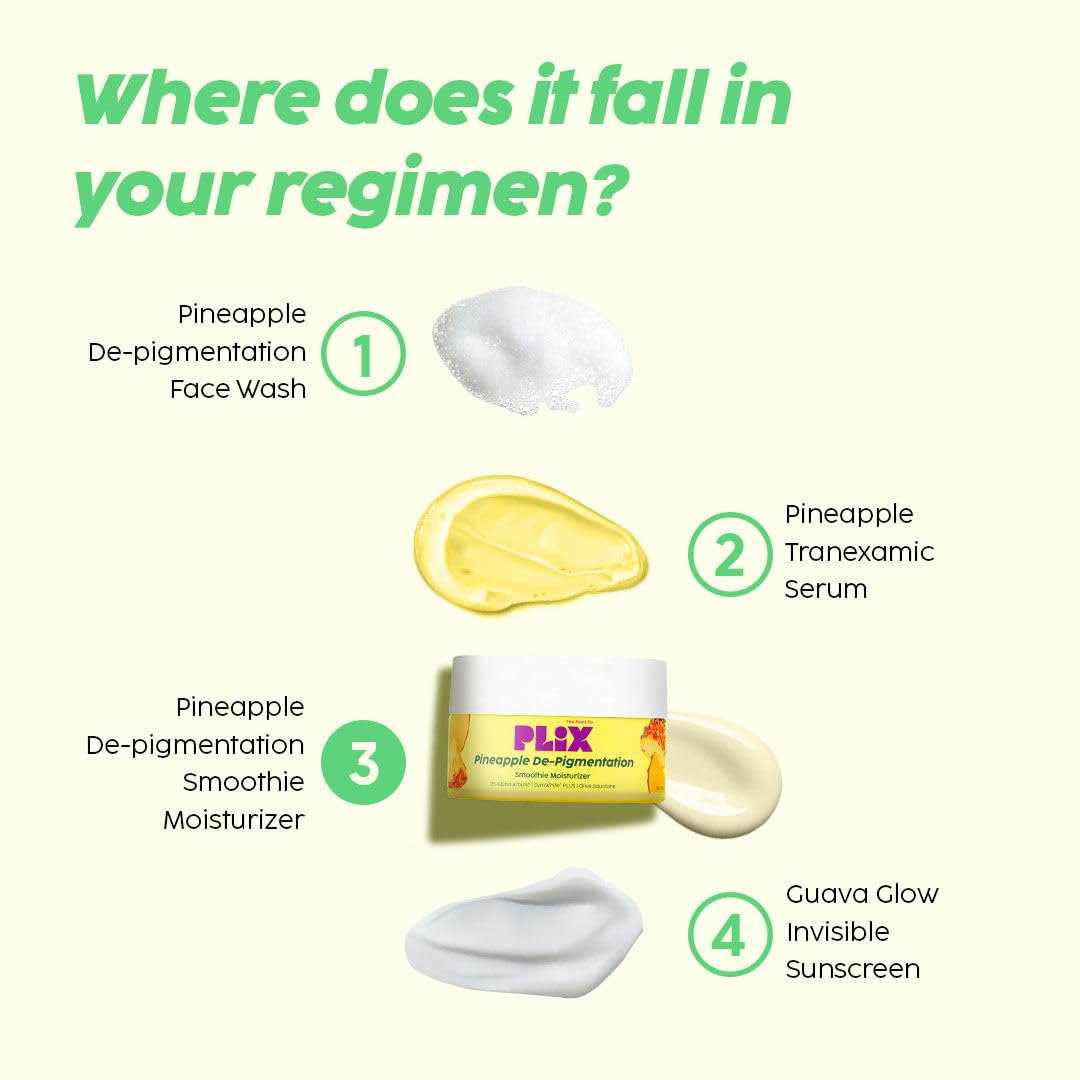 Pineapple Depigmentation Face Cream For Dark Spots & Instant Hydration (50g) - Image 3