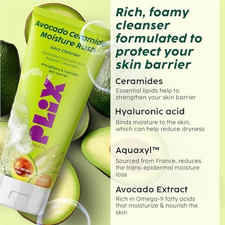 Avocado Ceramide Moisture Rush Juicy Cleanser To Strengthen Your Skin Barrier (100ml) - Image 5