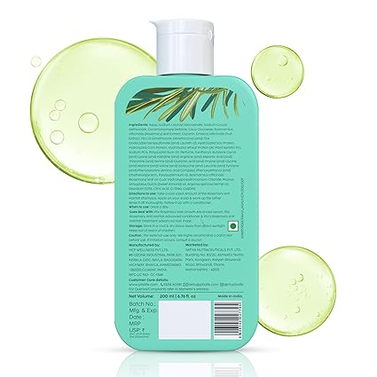 Rosemary Anti-Hairfall Advanced Shampoo for Stronger, Fuller Hair (200ml) - Image 8
