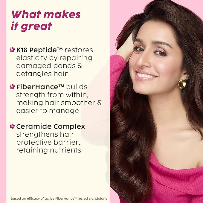 Hibiscus Bond Repair Leave-In Hair Mask with K18 Peptide™ for Damaged Hair Repair (50ML) - Image 4