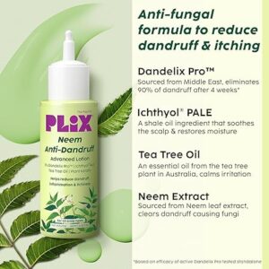 Neem Anti-Dandruff Advanced Lotion | Helps Reduce Dandruff, Scalp Itching & Irritation (60ml)