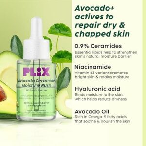 Avocado Ceramide Moisture Rush Biphasic Serum for Strengthening Moisture Barrier (30ml)