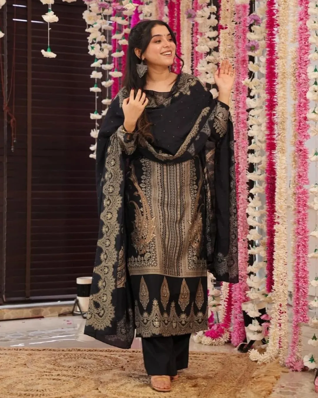 Elegant Simmer Ethnic Wear Set with Dupatta