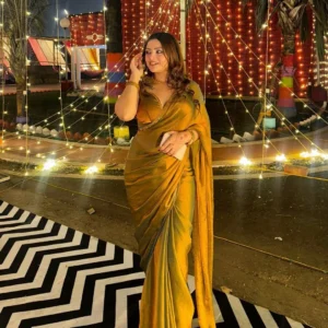 Special Simri Golden Limited Edition Saree