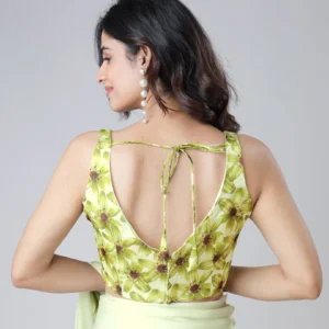 New Designer Freehand Ready-to-Wear Luxurious Georgette Silk Saree – 1 Minute Drape