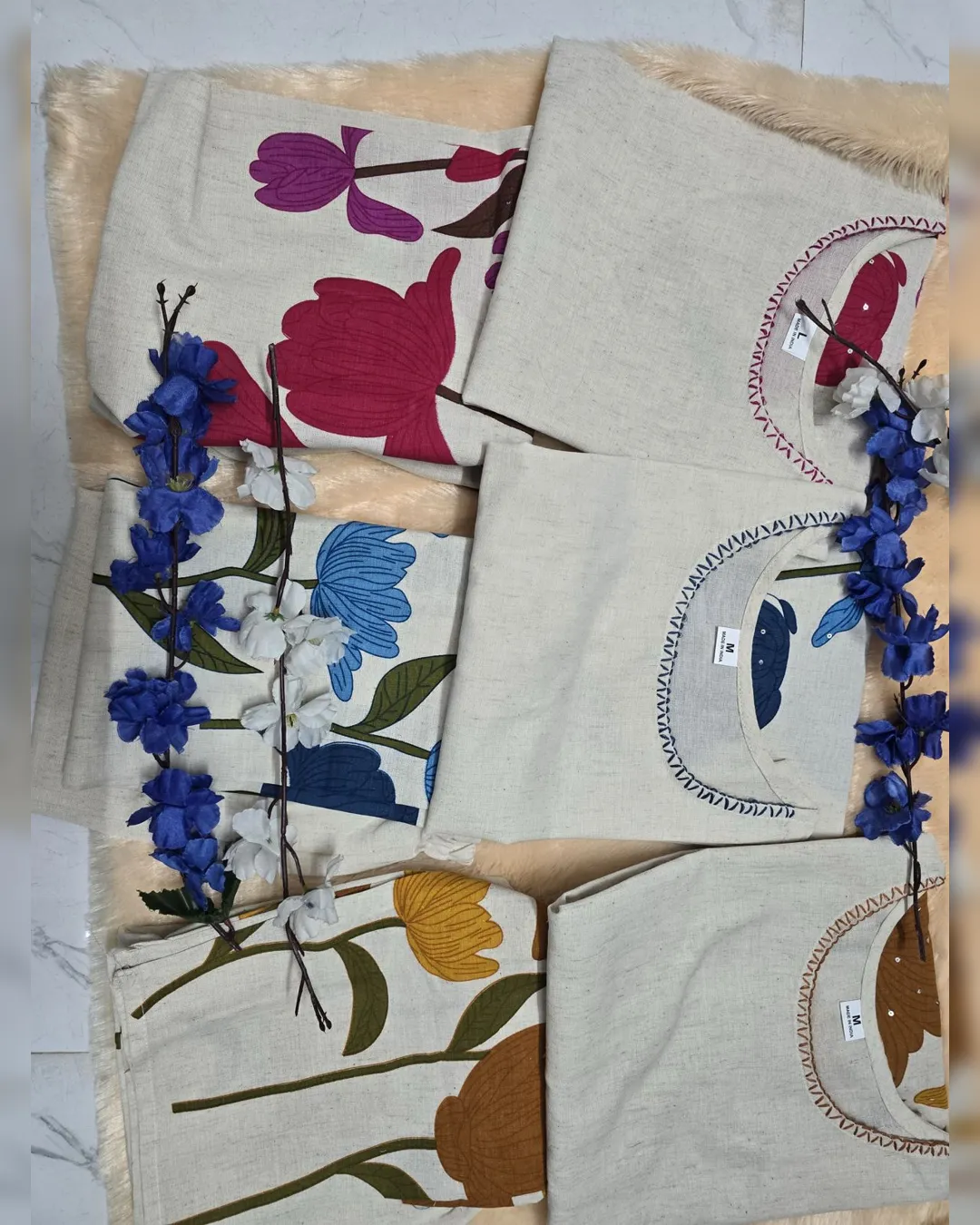 Premium Printed Cotton Flex Kurti & Pant Set - Image 7