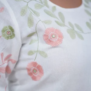 Stylish Embroidered Pure Cotton Co-Ord Set with Pocket Pants