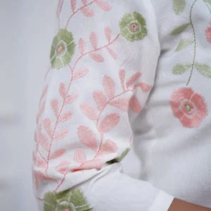 Stylish Embroidered Pure Cotton Co-Ord Set with Pocket Pants