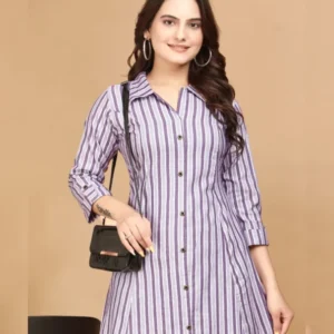 Heavy A-Line Gown with One Side Pocket