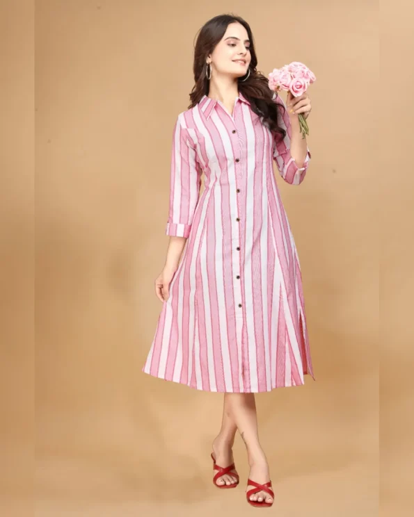 Heavy A-Line Gown with One Side Pocket - Image 5