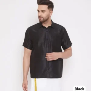 Premium Silk Half-Sleeve Shirt – Effortless Elegance for Every Occasion