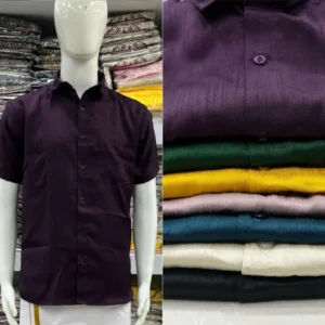 Premium Silk Half-Sleeve Shirt – Effortless Elegance for Every Occasion