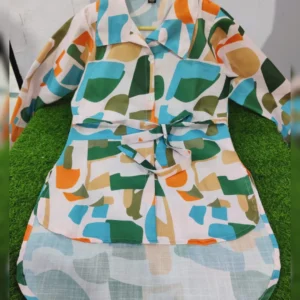 Summer Chic: Smart Premium Woven Cotton Co-ord Set