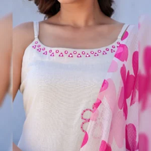 The Perfect Match – Trendy & Comfortable Thread & Mirror Work Kurta Set