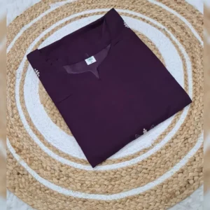 Premium PV Chanderi Embroidered Kurta Set with Cotton Jacquard Dupatta
