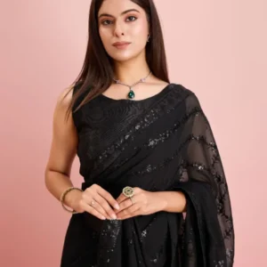 Party Wear Soft Premium Georgette Saree