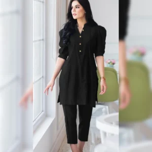 New Design Cotton Slub Kurta Pair