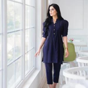 New Design Cotton Slub Kurta Pair