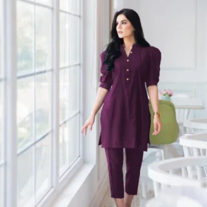 New Design Cotton Slub Kurta Pair