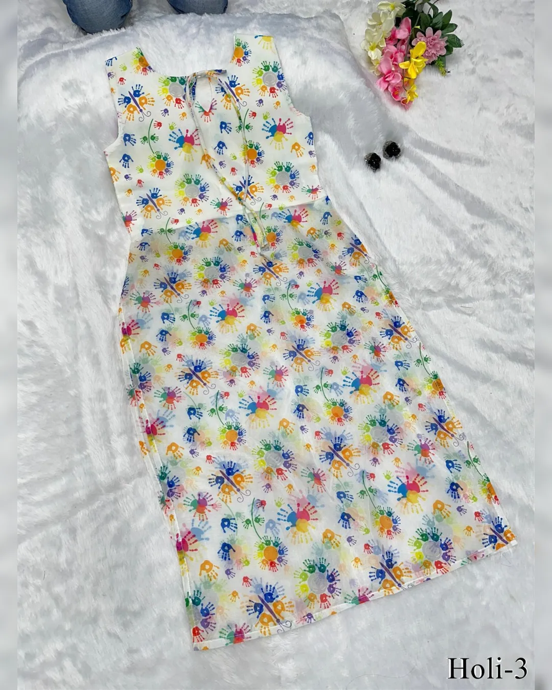 Video Player Flame Collection: Exclusive Casual/Holi Special Edition Kurti - Image 9