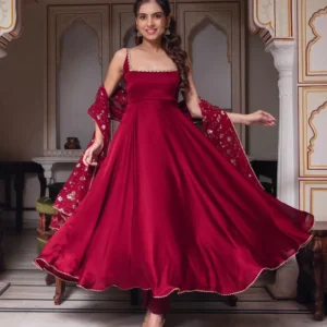 Exquisite Designer Party Wear Gown Set