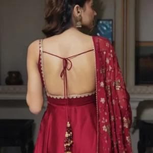 Exquisite Designer Party Wear Gown Set