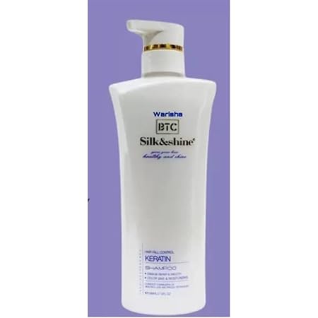 BTC Silk & Shine Keratin Hair Fall Control Shampoo - 500 ml