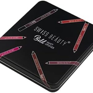 Swiss Beauty Bold Matt Lipliner -1.8g- 12 Pcs