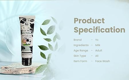 YC Milk Extract Face Wash 100ml - Image 2