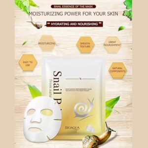 Bio Aqua Snail Moisturizing Repair Sheet Mask- Pack of 5