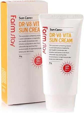 Farmstay DR-V8 Vita Sun Cream SPF 50+ 70g - Image 7