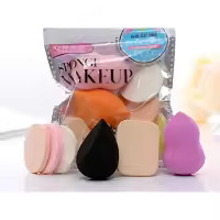 Make Up Sponge Beauty Blender Puff (Color May Vary)- Set of 6