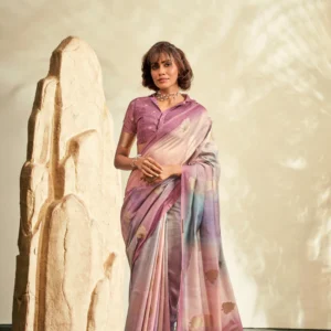 Pure Handloom Khadi Silk with Contemporary Digital Print